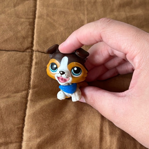 RARE hasbro littlest pet shop collie #237